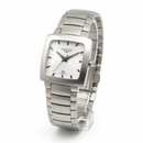 Orologio Longines Oposition, Quarzo quadrante bianco, cassa quadrata 27x27mm - L35074726