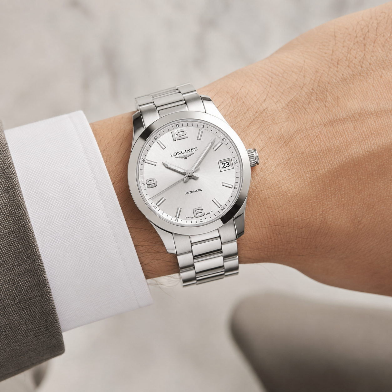 Orologio Longines Conquest Classic, automatico, 34mm - L23854766
