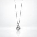 COLLIER miluna IN oro bianco 18kt e DIAMANTI, TAGLIO GOCCIA - CLD4570