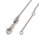 Recarlo Collana Bilogy in oro bianco 18 kt con diamanti naturali ct 0,33 - P01FA044/035-45