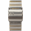 Orologio Zenith Espada Vintage unisex — Acciaio e oro con ghiera placcata 26x31 mm — Quarzo — NOS - 59.0530.197