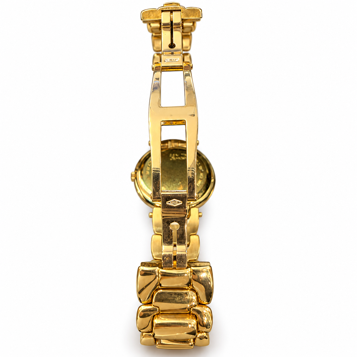 Orologio Zenith da donna, collezione Caprice, in oro giallo 18kt e quadrante bianco, quarzo, NOS, 27mm - 60.0469.296