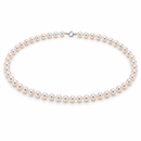 Nimei Collana di perle Akoya Pura Special Selection 6-6,5 mm con chiusura in oro bianco 18 kt - 1NPS665_42NL573