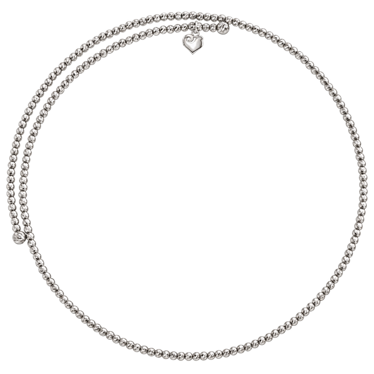 Choker Chantecler in argento con sfere diamantate - 41313