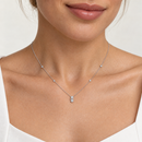 Recarlo Collana Bilogy in oro bianco 18 kt con diamanti naturali ct 0,33 - P01FA044/035-45