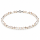 Nimei Collana di perle Akoya Pura Special Selection 8-8,5 mm con chiusura in oro bianco 18 kt e diamanti ct 0,02 - 1NPS885_42NL561