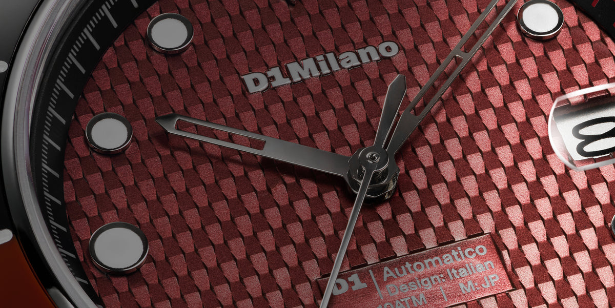Orologio D1 MILANO, Dual Red, Automatico, 40mm - D1-ATBJ22