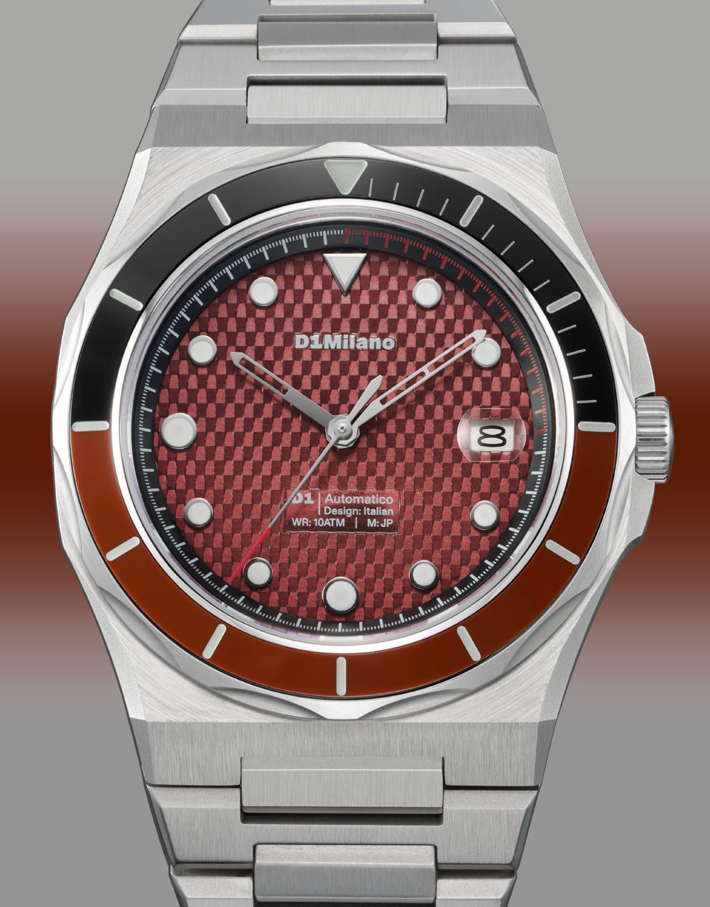 Orologio D1 MILANO, Dual Red, Automatico, 40mm - D1-ATBJ22