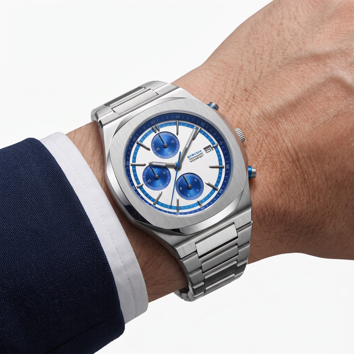 Orologio D1 MILANO, Blue Pulse, Chronograph quarzo, 39 mm - D1-CHBJ26