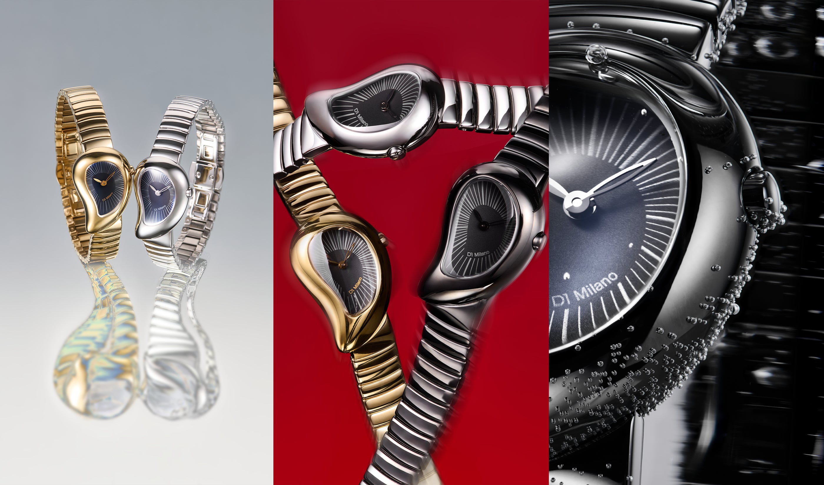 OROLOGIO D1 MILANO, Drop Essence, COLORE GOLD, 23 mm - D1-DRBL02