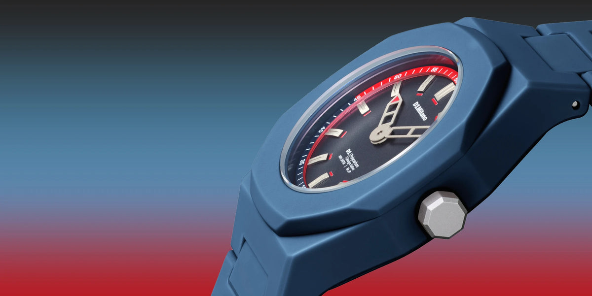 Orologio D1 MILANO Neo Wave, Polycarbon quarzo da donna, 32mm - D1-NCBJ10
