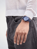 D1 MILANO, BLU TRASPARENTE, Unisex, Nylon Collection, 39 mm - D1-NYBJ05