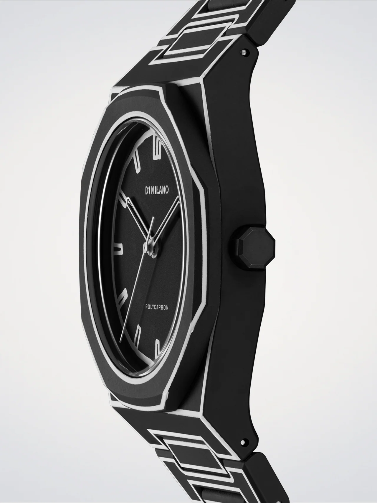 Orologio D1 MILANO, Black Sketch
Polycarbon 40,5mm, COLORE NERO - D1-PCBJ33