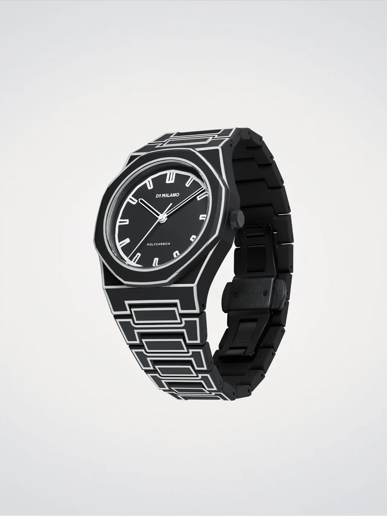 Orologio D1 MILANO, Black Sketch
Polycarbon 40,5mm, COLORE NERO - D1-PCBJ33