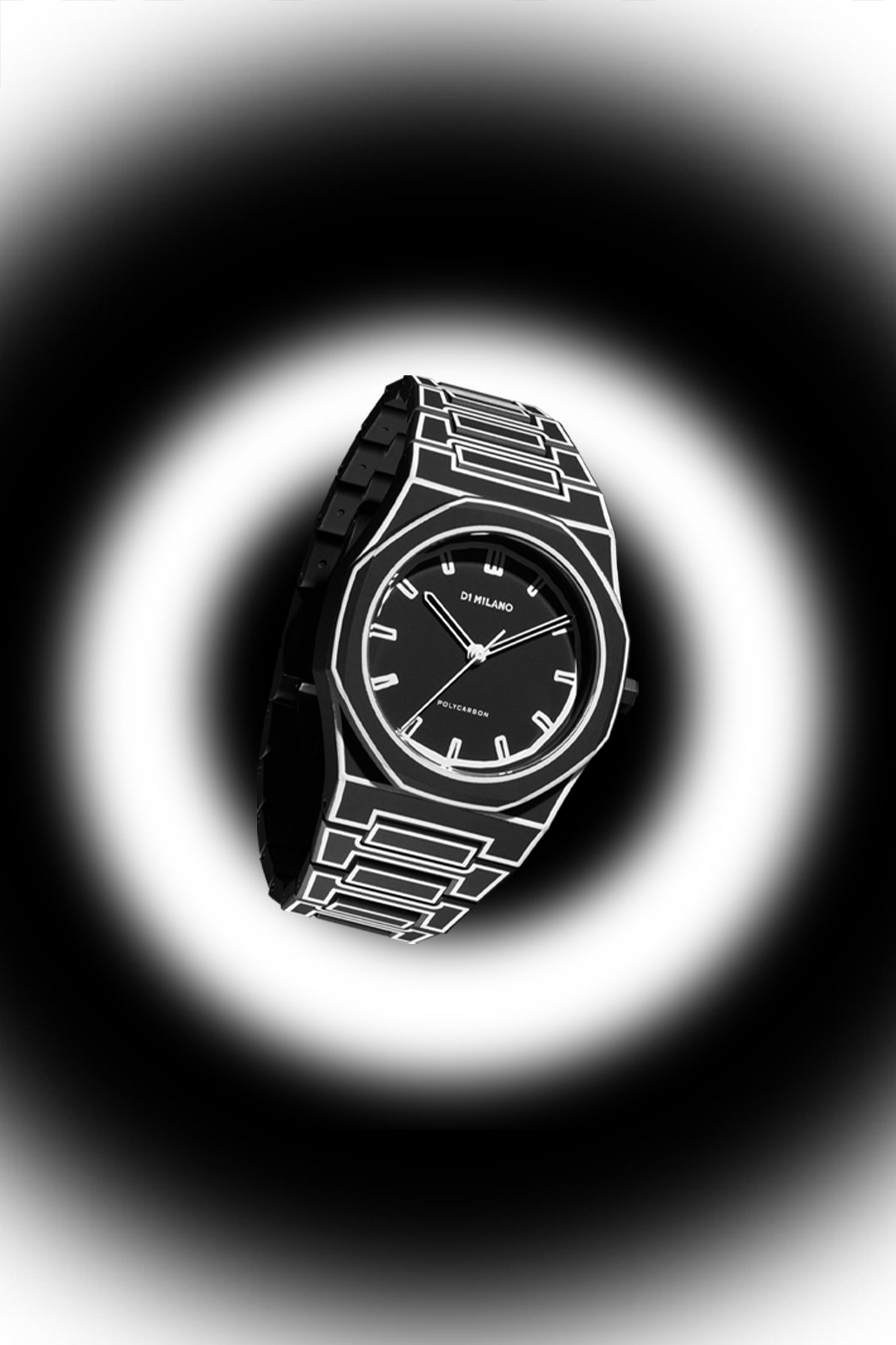 Orologio D1 MILANO, Black Sketch
Polycarbon 40,5mm, COLORE NERO - D1-PCBJ33