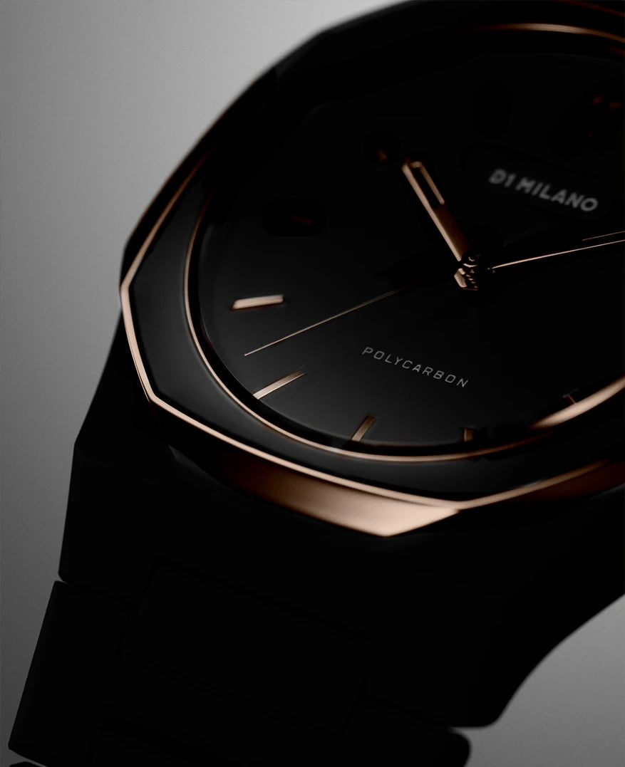 Orologio D1 MILANO, Black Mesh
Polycarbon 40,5mm - D1-PCBJ35