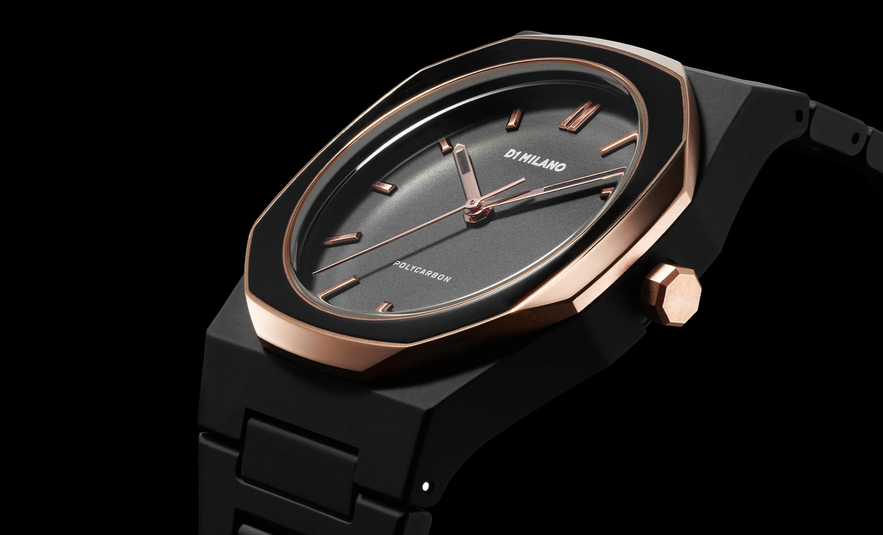 Orologio D1 MILANO, Black Mesh
Polycarbon 40,5mm - D1-PCBJ35