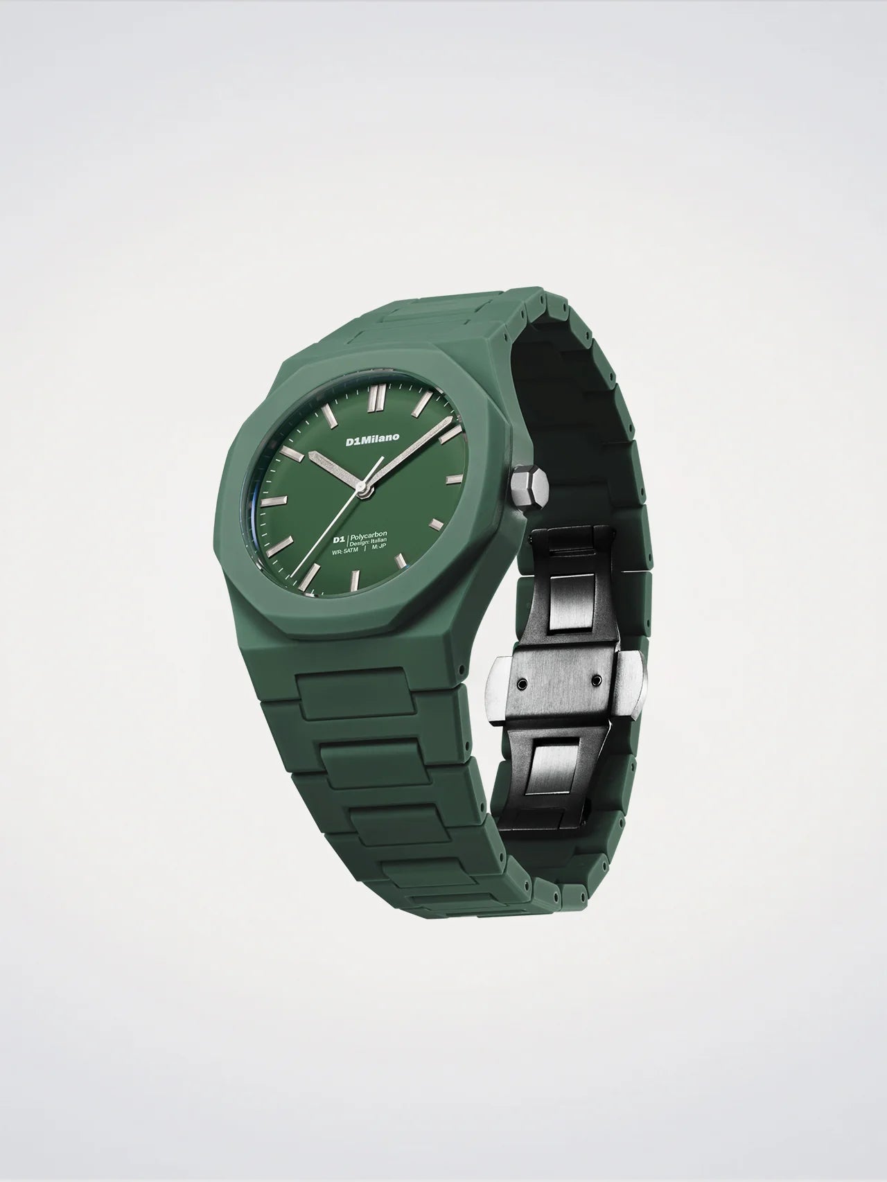 Orologio D1 MILANO, Green Legacy
Polycarbon | 40,5 mm - D1-PCBJ42