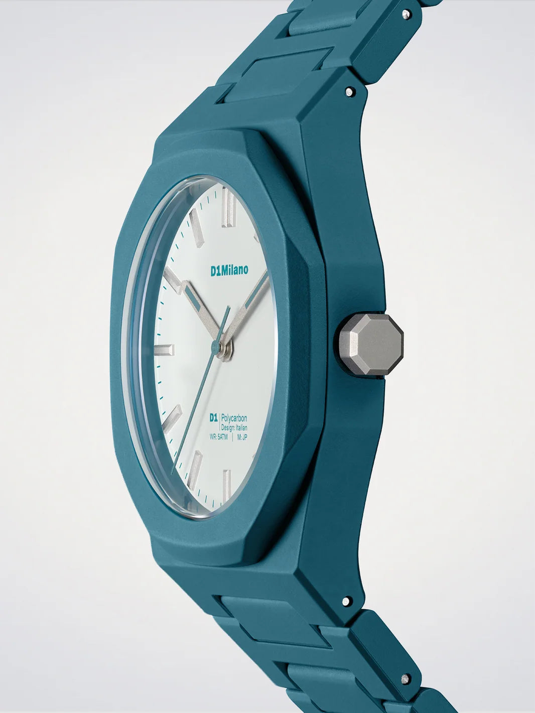 Orologio D1 MILANO, City Lights, Polycarbon quarzo, COLORE BLU, 40.5mm - D1-PCBJ52