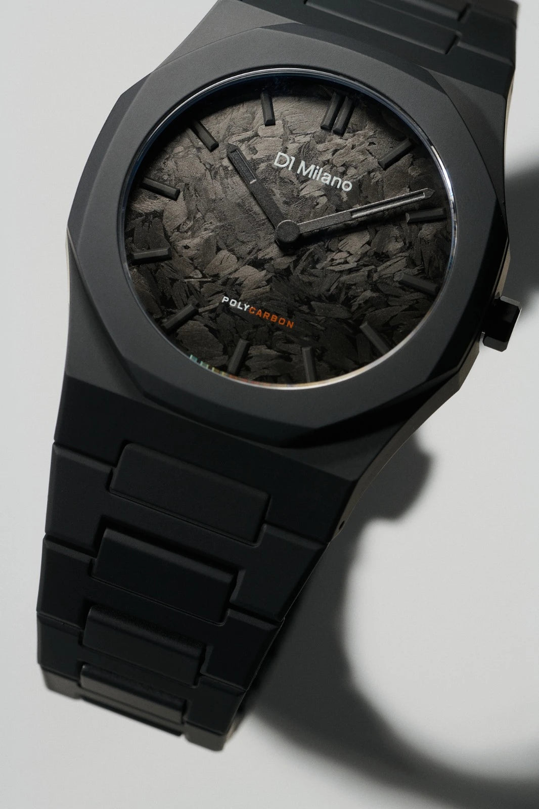 OROLOGIO D1 MILANO, Total Black, Poly Carbonium, Polycarbon 40.5mm - D1-PCBJCR