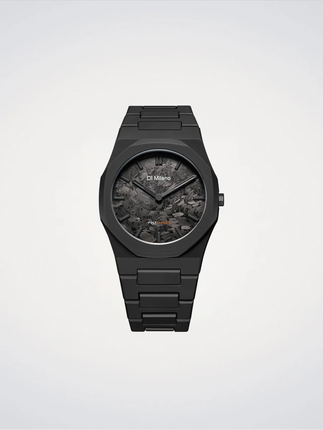OROLOGIO D1 MILANO, Total Black, Poly Carbonium, Polycarbon 40.5mm - D1-PCBJCR