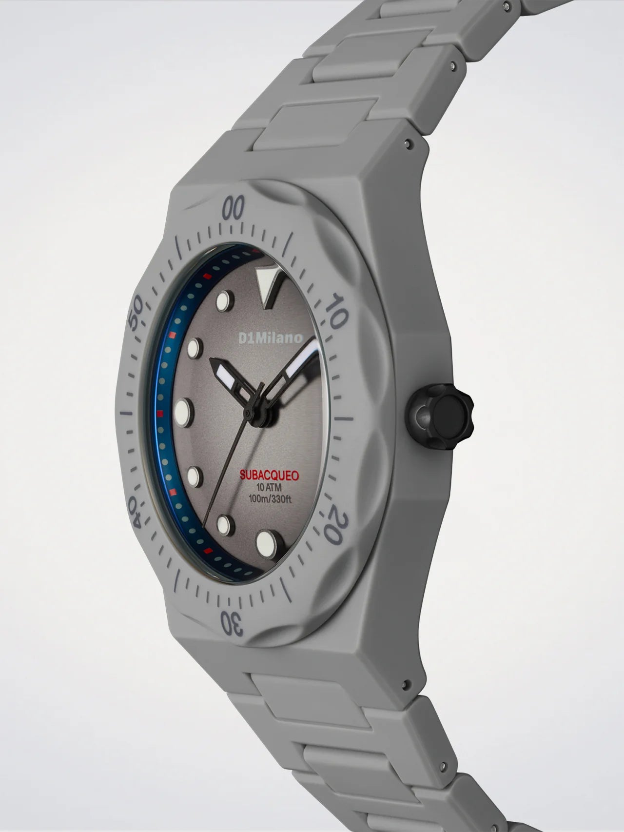 Orologio D1 MILANO, Steel Diver
Polycarbon, COLORE GRIGIO | 40,5 mm - D1-PDBJ03