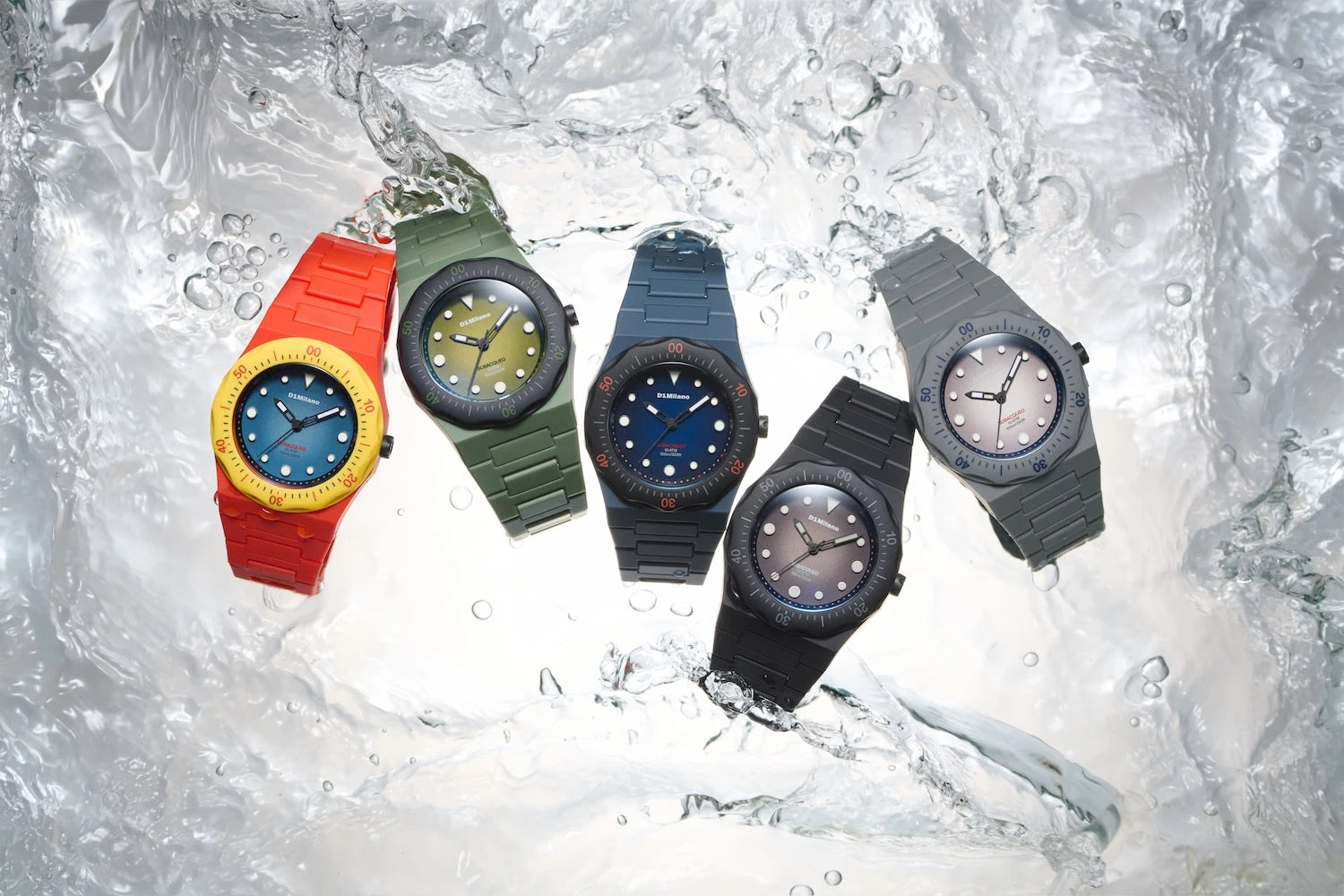 Orologio D1 MILANO, Steel Diver
Polycarbon, COLORE GRIGIO | 40,5 mm - D1-PDBJ03