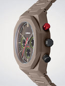 Orologio D1 MILANO Brown Phantom, Polychrono quarzo, 40.5mm - D1-PHBJ24