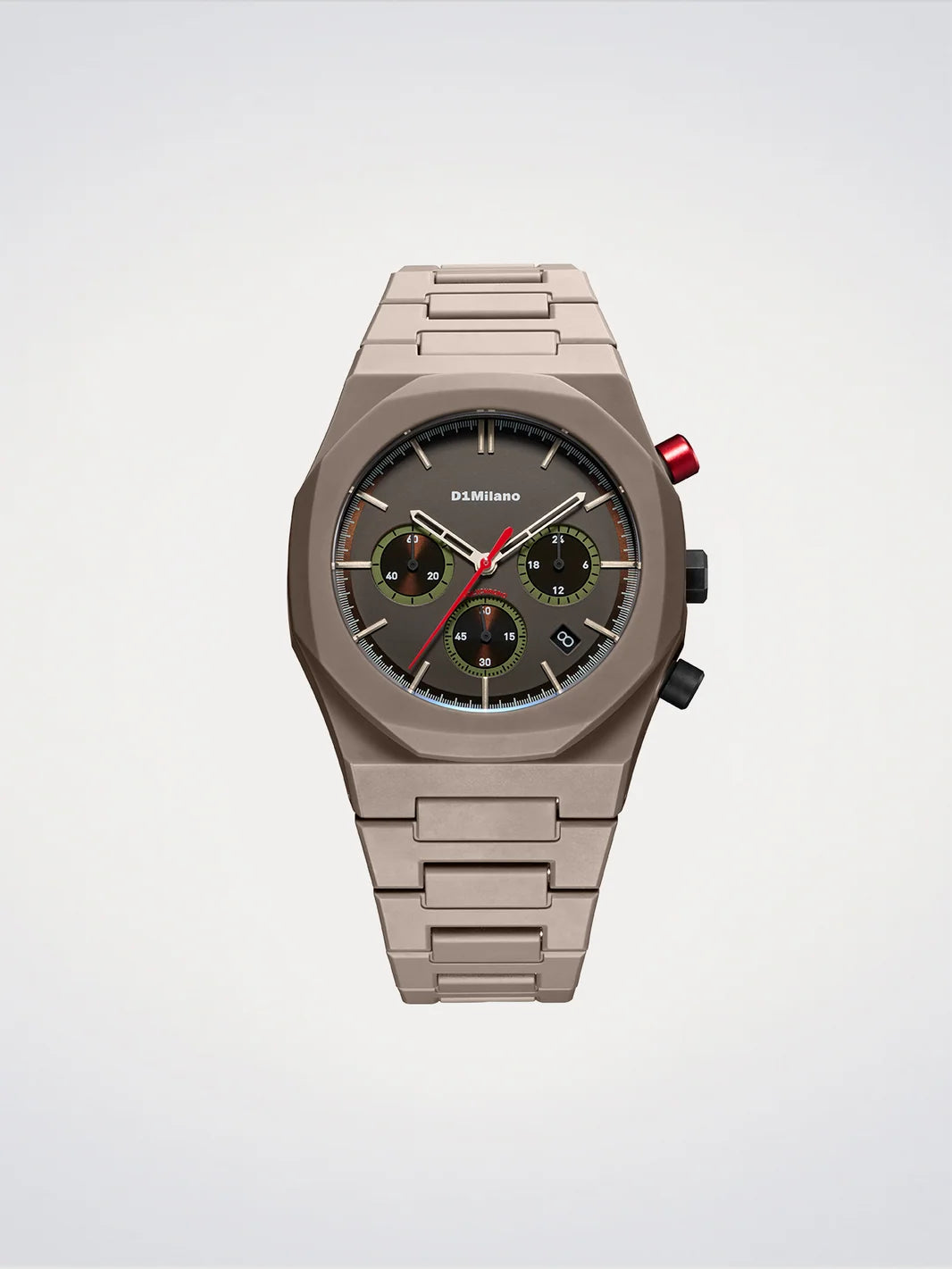 Orologio D1 MILANO Brown Phantom, Polychrono quarzo, 40.5mm - D1-PHBJ24
