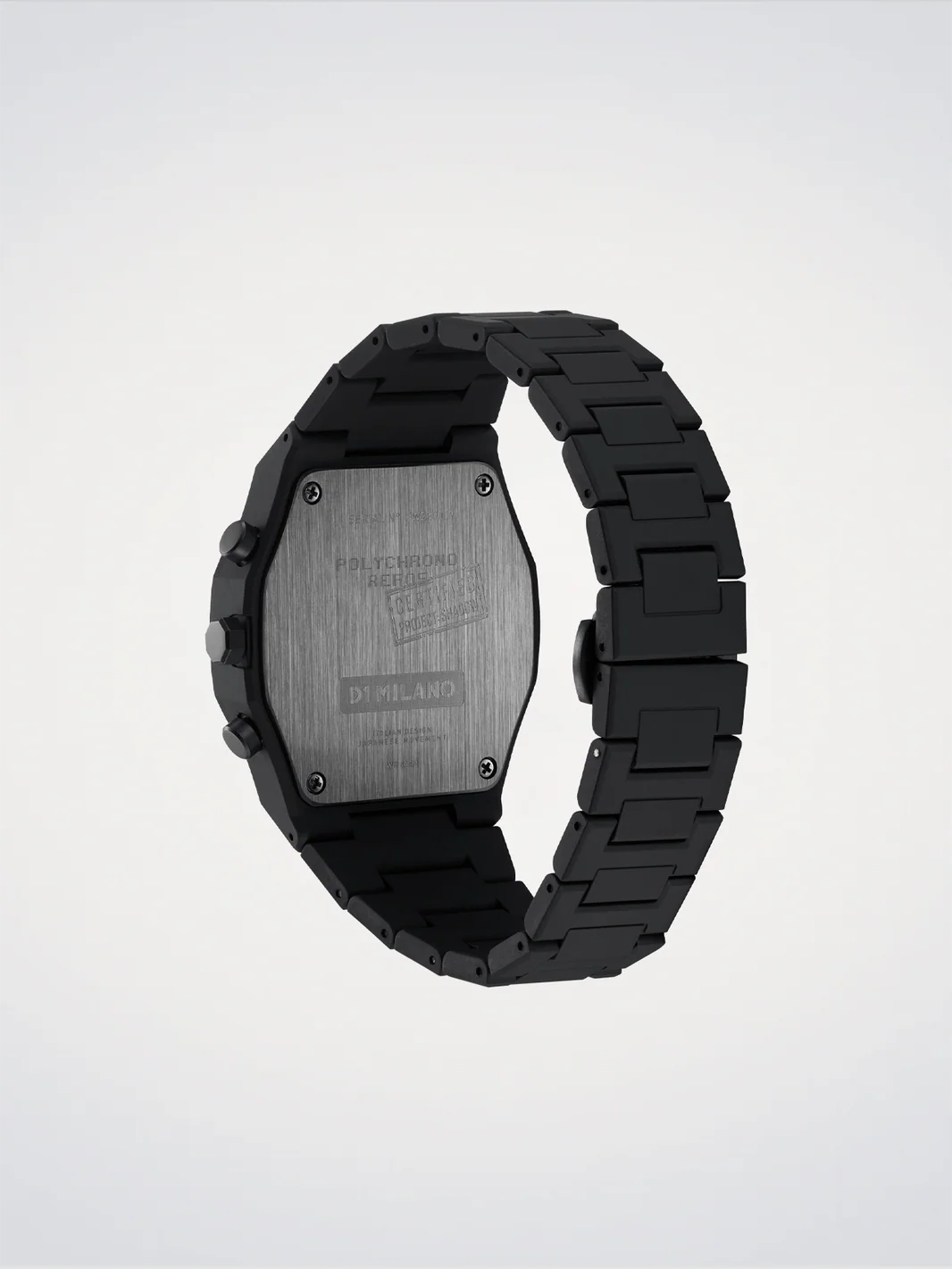 Orologio D1 MILANO Shadow, Polychrono quarzo, TOTAL BLACK, 40.5mm - D1-PHBJSH