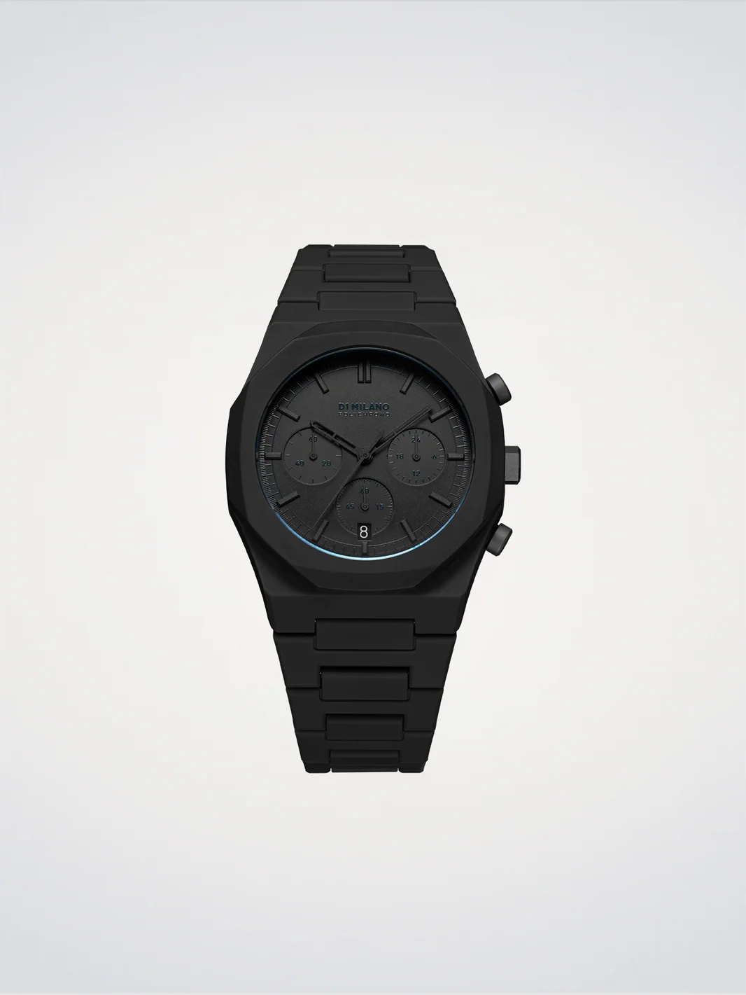 Orologio D1 MILANO Shadow, Polychrono quarzo, TOTAL BLACK, 40.5mm - D1-PHBJSH