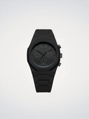 Orologio D1 MILANO Shadow, Polychrono quarzo, TOTAL BLACK, 40.5mm - D1-PHBJSH