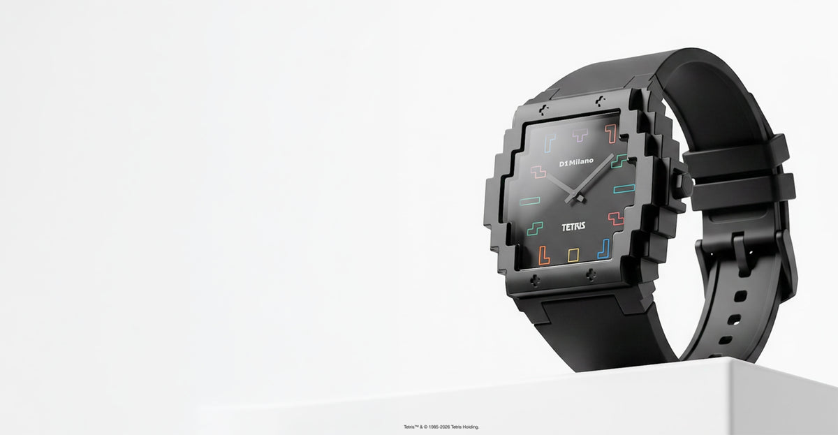 Orologio D1 MILANO x TETRIS, movimento quarzo, LIMITED EDITION, 40mm - D1-PXRJTR