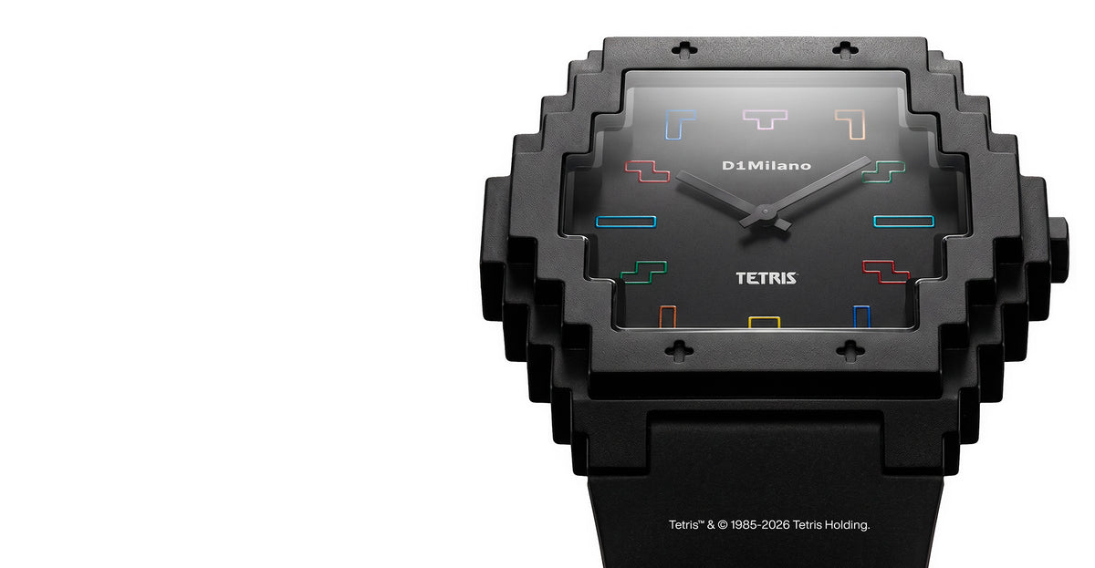 Orologio D1 MILANO x TETRIS, movimento quarzo, LIMITED EDITION, 40mm - D1-PXRJTR
