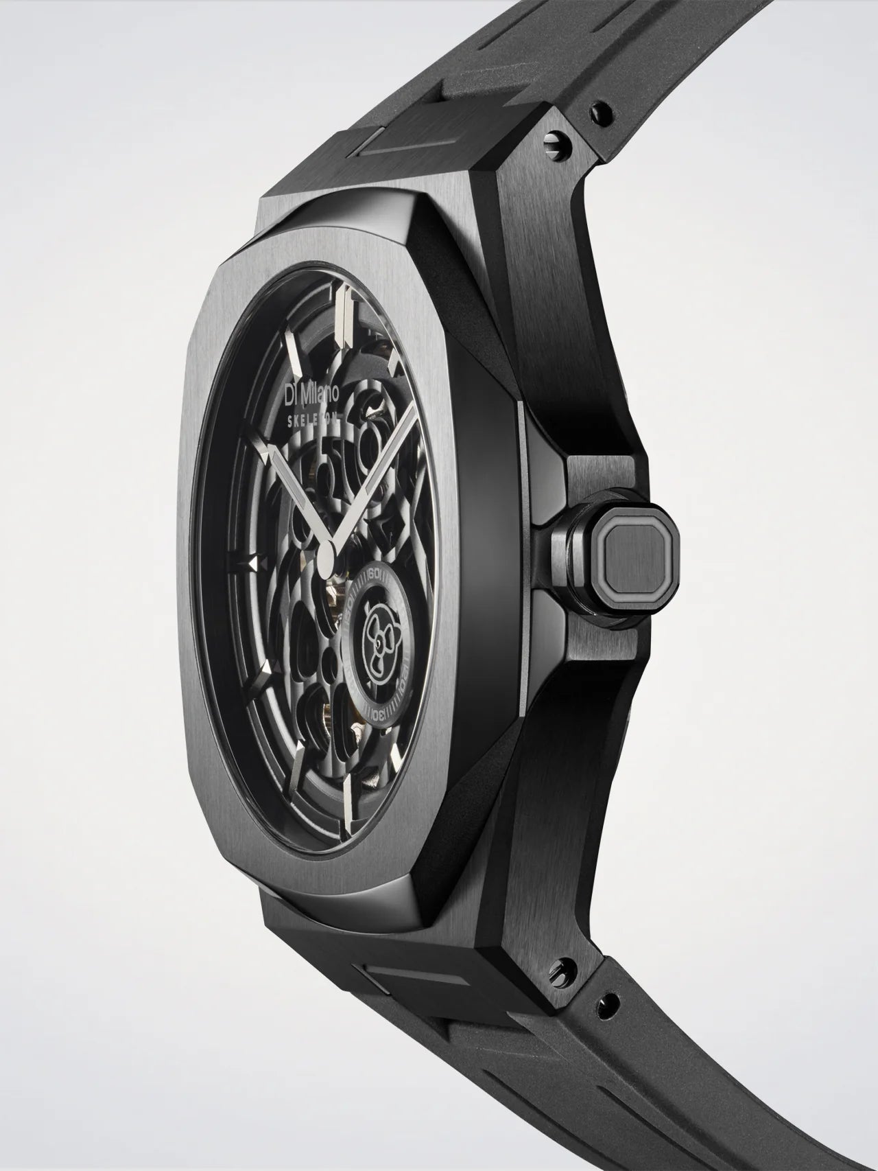 OROLOGIO D1 MILANO, Jet Black
Skeleton Rubber, COLORE NERO, 41.5 mm - D1-SKRJ17