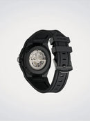 Orologio D1 MILANO, Jet Black, Automatico, Skeleton Rubber, 41.5mm - D1-SKRJ17