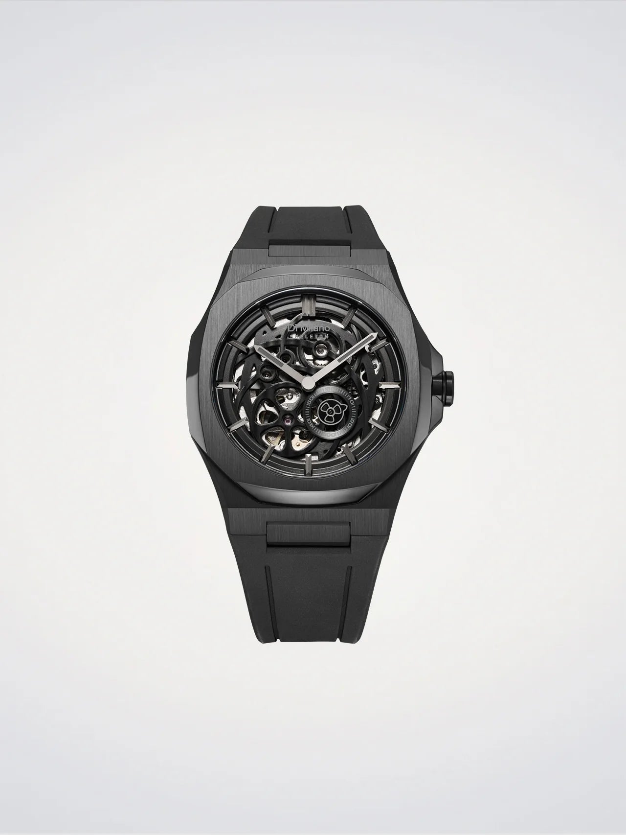 OROLOGIO D1 MILANO, Jet Black
Skeleton Rubber, COLORE NERO, 41.5 mm - D1-SKRJ17