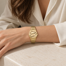 Orologio D1 MILANO lady, Golden Inlay, Ultra Thin quarzo, 30mm - D1-UCBL05