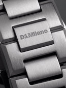 Orologio D1 MILANO Obsidian Sealed, Ultra Thin quarzo, QUADRANTE NERO, 39mm - D1-UCBU01