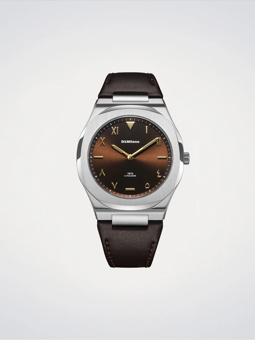 Orologio D1 MILANO, Earthline, Ultra Thin, colore marrone, movimento quarzo, 39mm - D1-UHLJ01