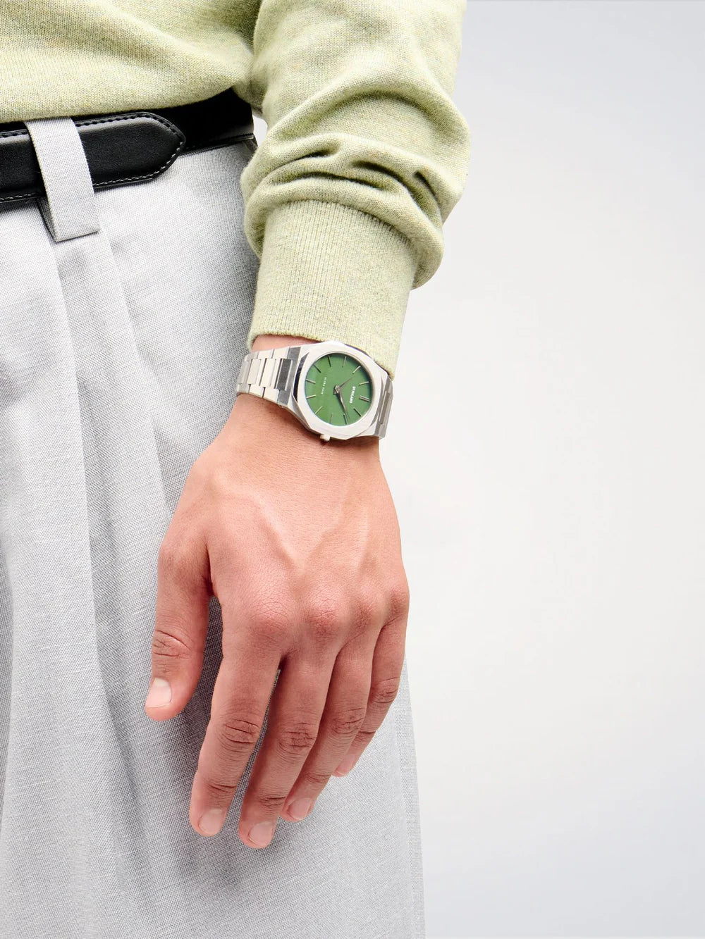 D1 MILANO, Moss Ultra Thin, QUADRANTE VERDE BOTTIGLIA, 40 mm - D1-UTBJ06