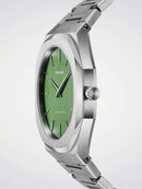 D1 MILANO, Moss Ultra Thin, QUADRANTE VERDE BOTTIGLIA, 40 mm - D1-UTBJ06