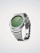 D1 MILANO, Moss Ultra Thin, QUADRANTE VERDE BOTTIGLIA, 40 mm - D1-UTBJ06