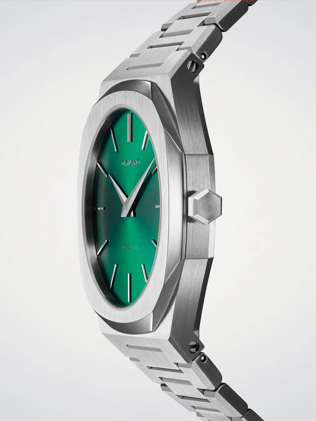 OROLOGIO D1 MILANO, colore verde Scarabeo, Ultra Thin, movimento quarzo, 40 mm - D1-UTBJ37