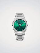 OROLOGIO D1 MILANO, colore verde Scarabeo, Ultra Thin 40 mm - D1-UTBJ37