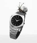 Orologio D1 MILANO Re, QUADRANTE NERO OPACO, Ultra Thin Bracelet quarzo, 40 mm - D1-UTBJ40