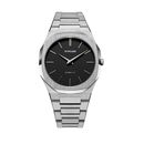 D1 MILANO Re, QUADRANTE NERO OPACO, Ultra Thin Bracelet 40 mm - D1-UTBJ40