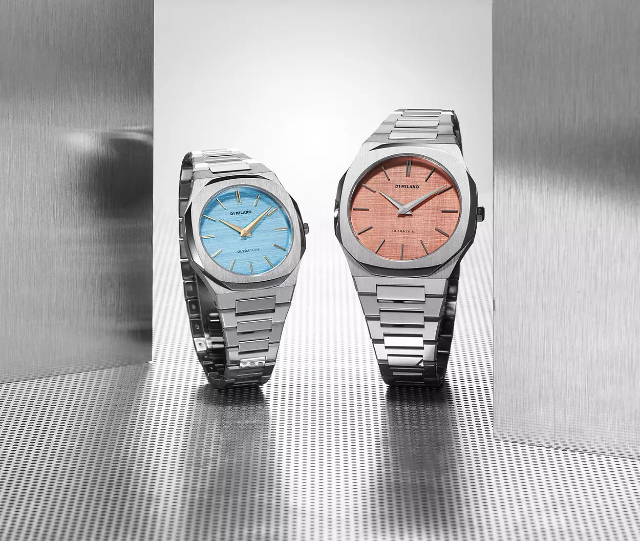 D1 MILANO, Dusk Ultra Thin, quadrante ice blue, 34mm  - D1-UTBL17
