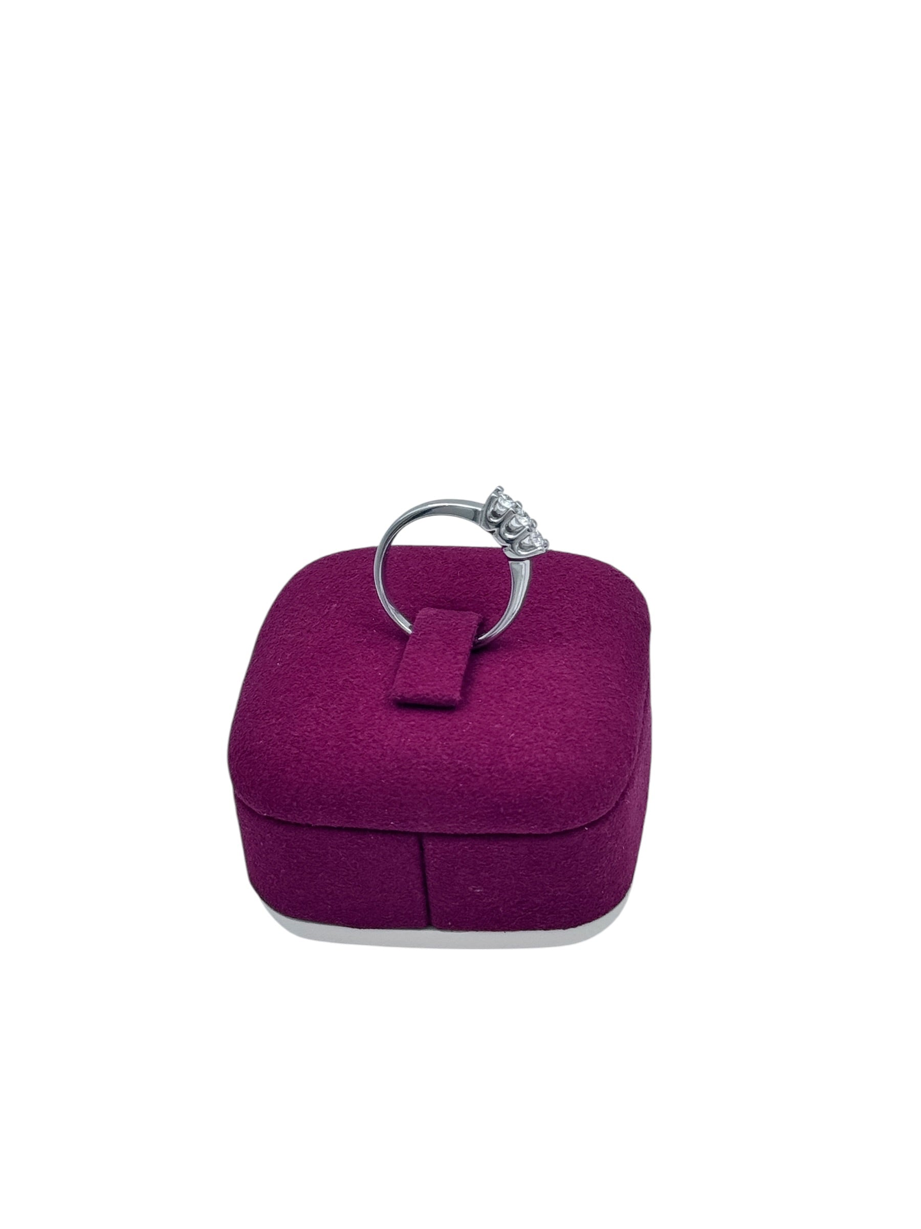 ANELLO TRILOGY GIORGIO VISCONTI IN ORO BIANCO 18kt E DIAMANTI, 0.27ct - AB12348B