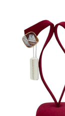LUCEDEIMIEIOCCHI Monorecchino quadrato cammeo naturale in argento dorato e faraglioni di Capri - LDMO 804 OR